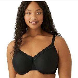 Wacoal Full Coverage Bra Black Size 38DD Style #855213 NWOT